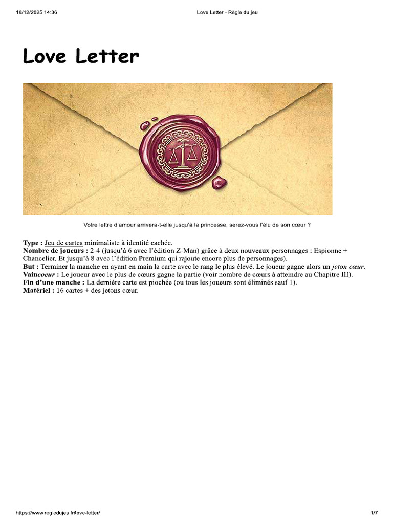 Love Letter | PDF
