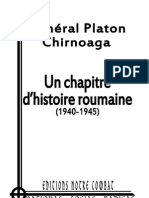 Un Chapitre Dhistoire Roumaine - CHIRNOAGA Platon
