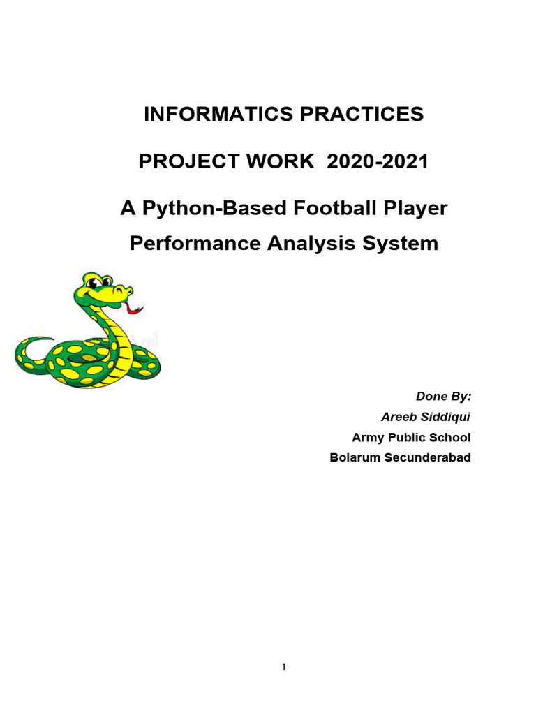 Python Football Performance Analysis | PDF | Comma Separated Values ...