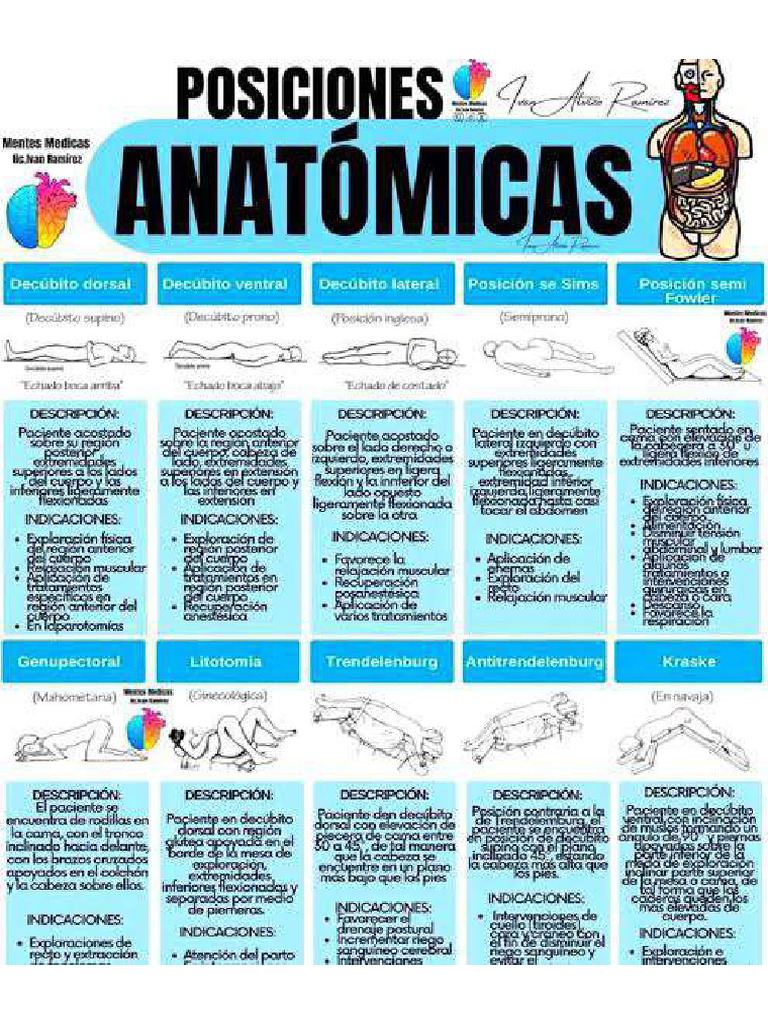 Posiciones Paciente | PDF