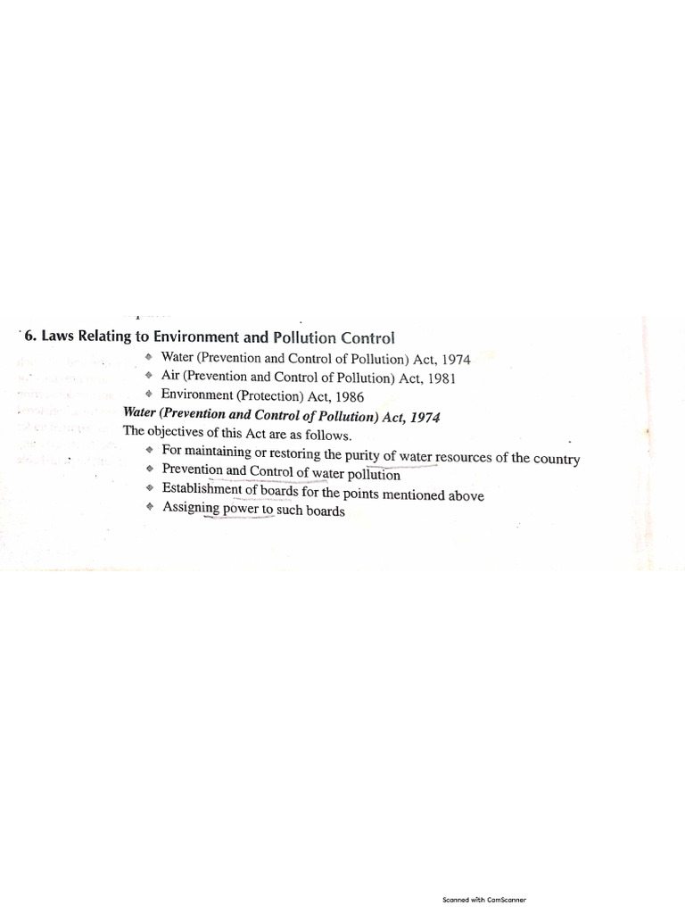 Environment Polution Control Act | PDF