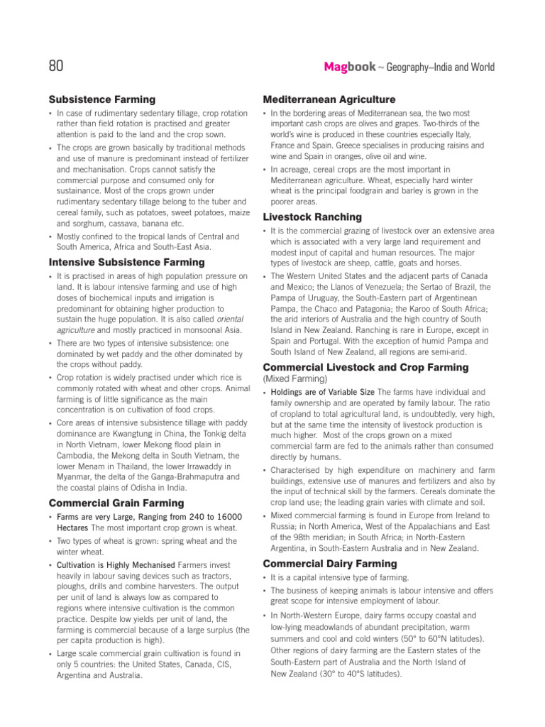 Overview of Agricultural Practices | PDF | Agriculture | Food Security
