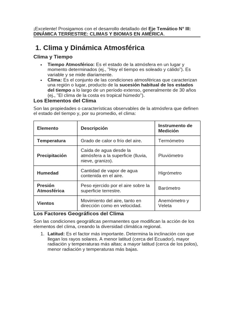 Climas y Biomas de América: Guía Completa | PDF | Clima | Clima templado