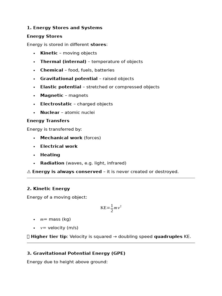 Energy | PDF | Potential Energy | Building Insulation