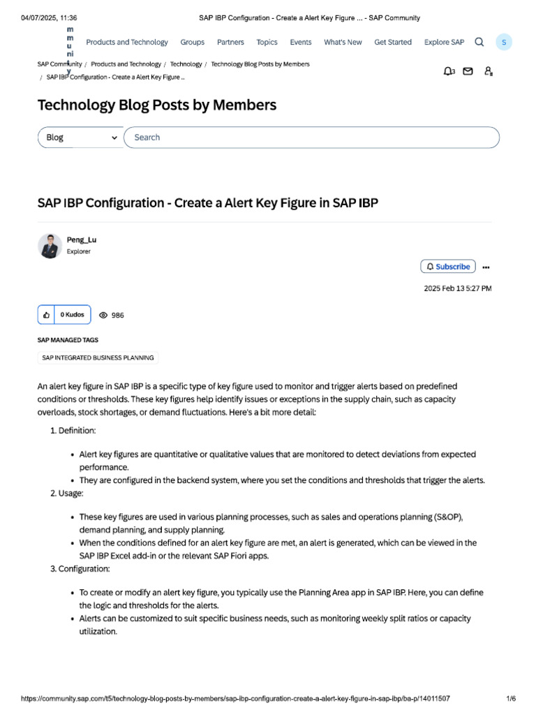 DP - IBP - Alert KF | PDF