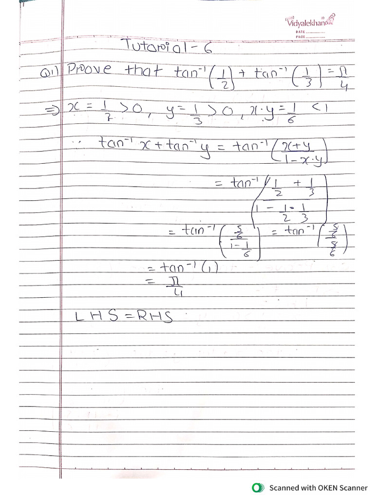 Tutorial 6 | PDF