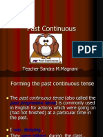 Forming the Past Continuous Tense