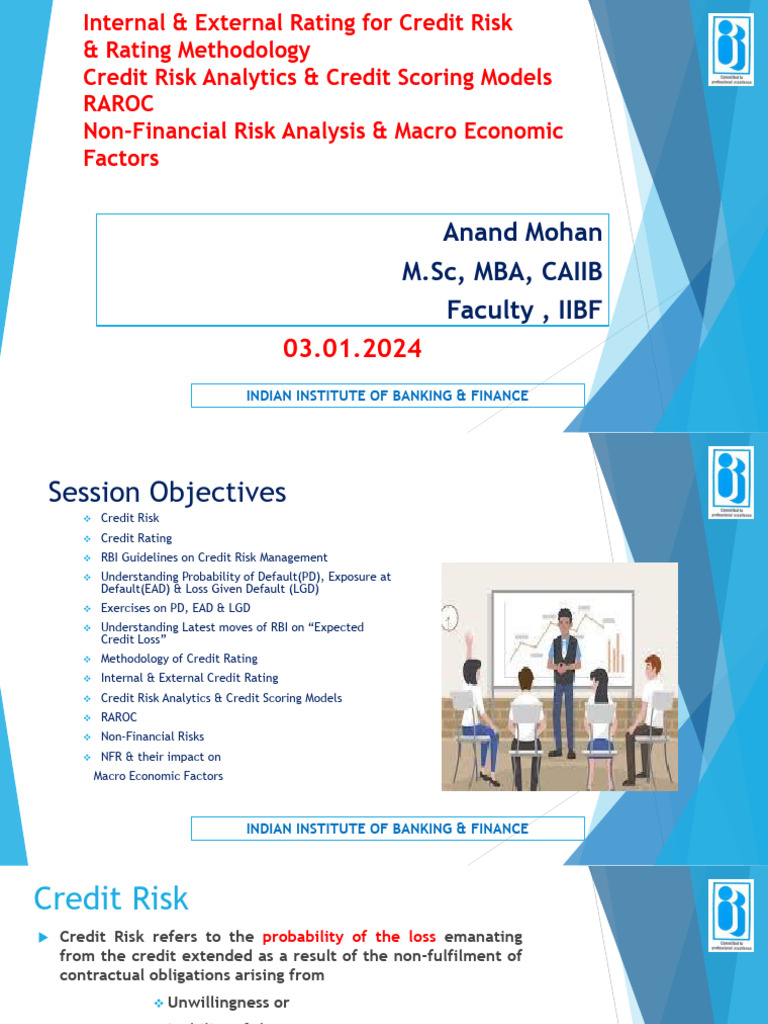 Credit Risk Management & Rating Methods | PDF | Credit Risk | Credit