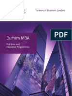Durham MBA: Makers of Business Leaders