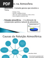 Alterações na atmosfera