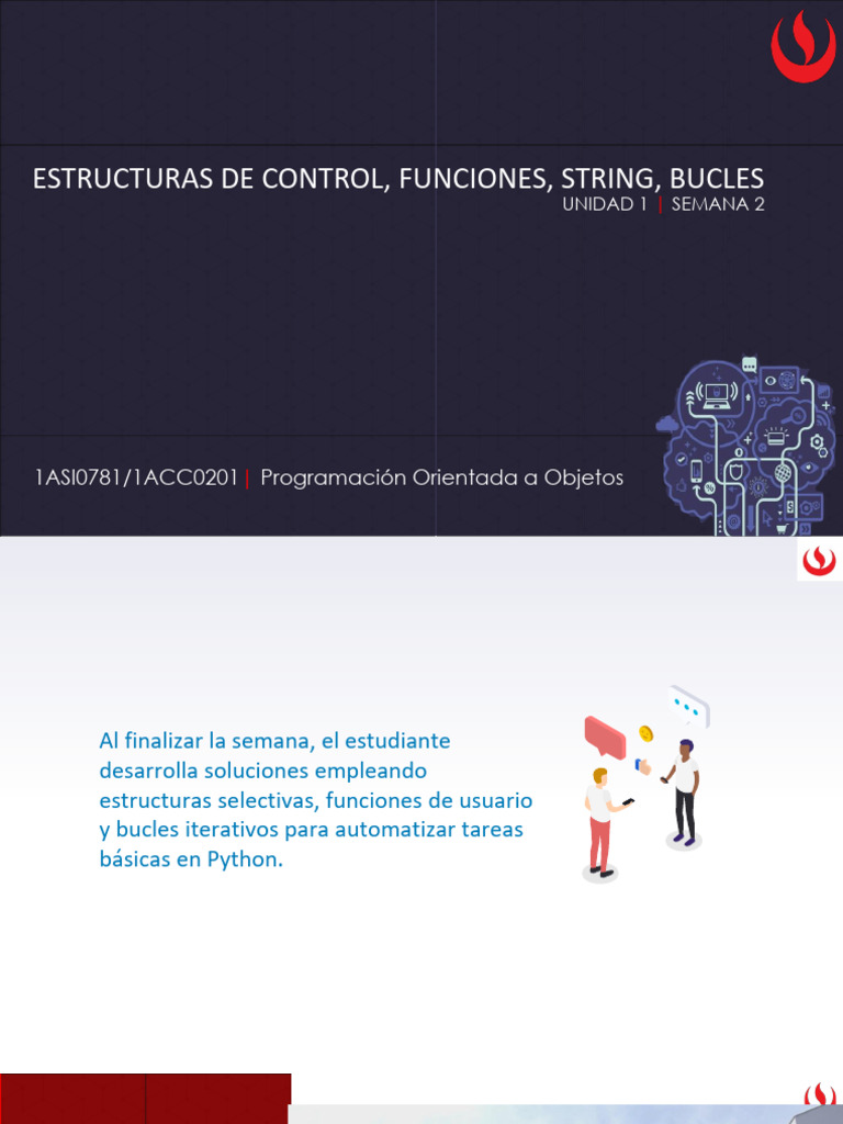Estructuras de Control y Funciones en Python | PDF | Python (lenguaje ...