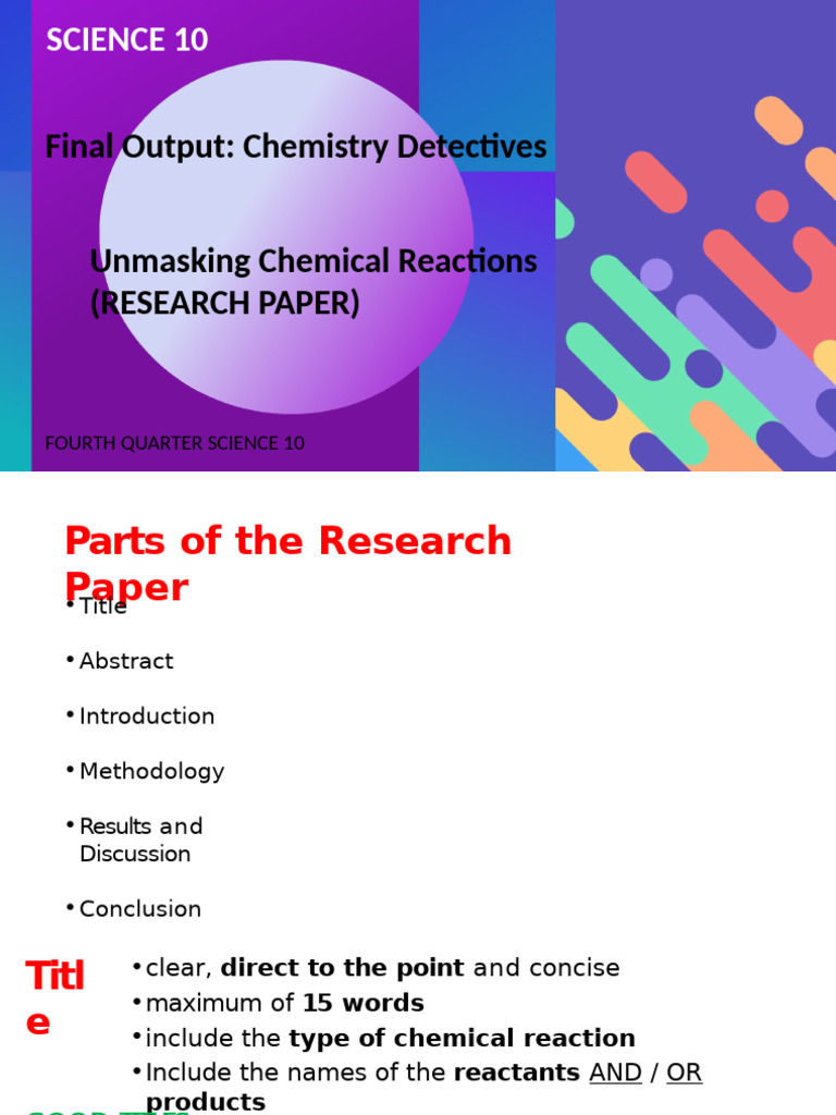 Final-Output-Guidelines-and-Examples-SCIENCE-10-FOURTH-QUARTER | PDF ...