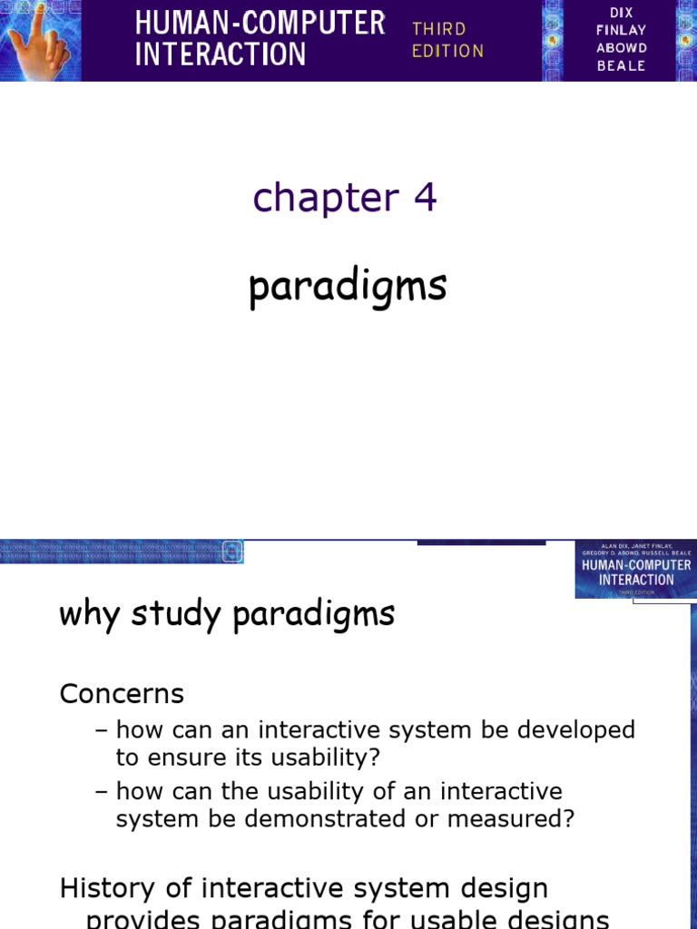 Understanding Paradigms in HCI Design | PDF