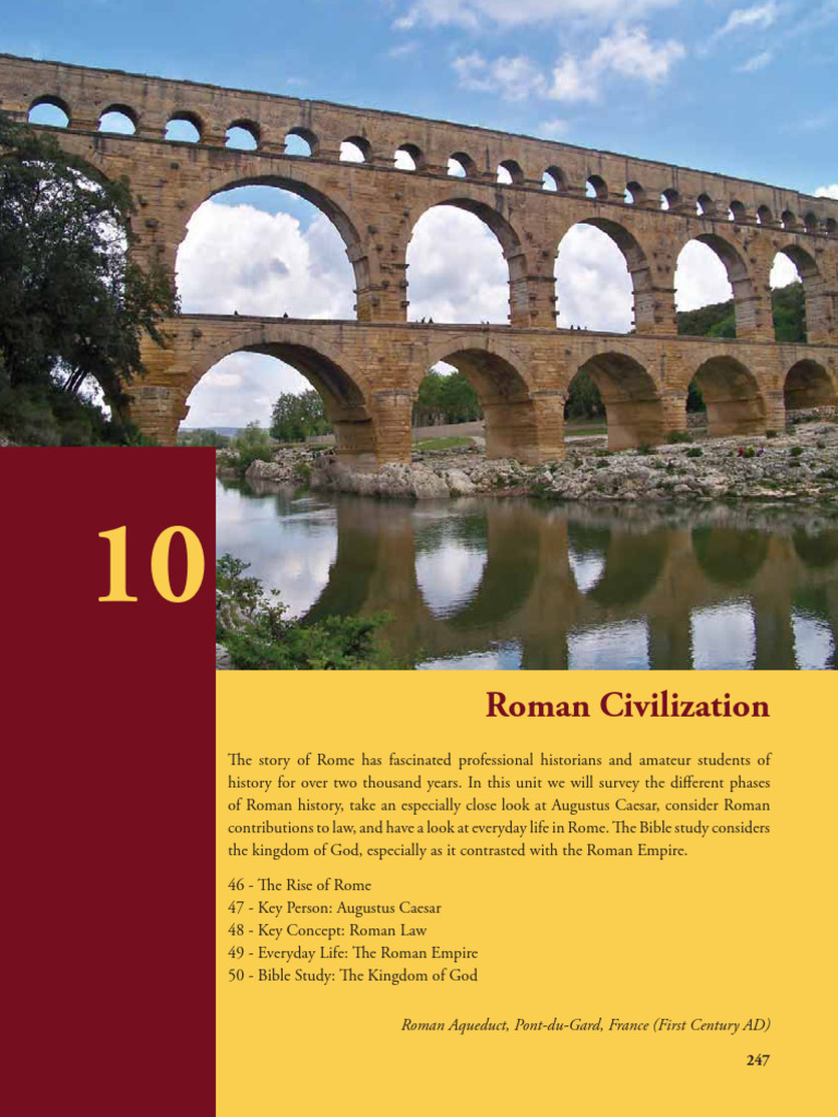Overview of Roman Civilization History | PDF | Augustus | Julius Caesar