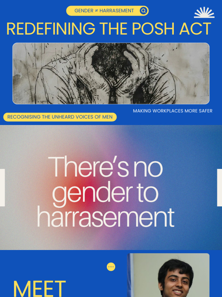 Redefining The POSH Act | PDF | Sexual Harassment | Harassment