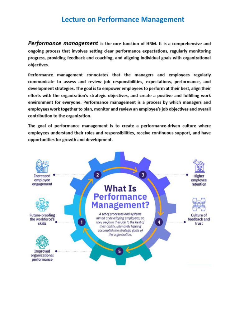 Lecture on Performance Appraisal | PDF | Performance Appraisal | Goal