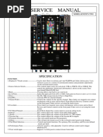 DJM-600 Mixer Service Manual | PDF | Electrical Engineering