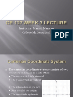 GE 127 Week 3 Lecture