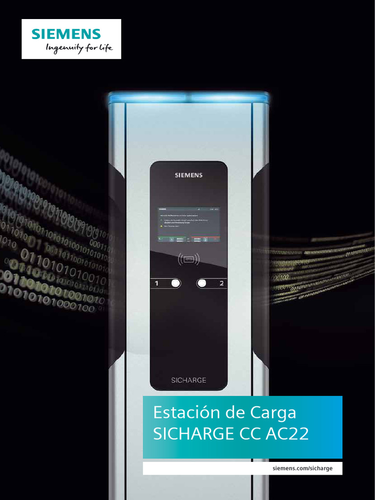 Estación de Carga SICHARGE CC AC22 | PDF | Informática | Ingeniería ...