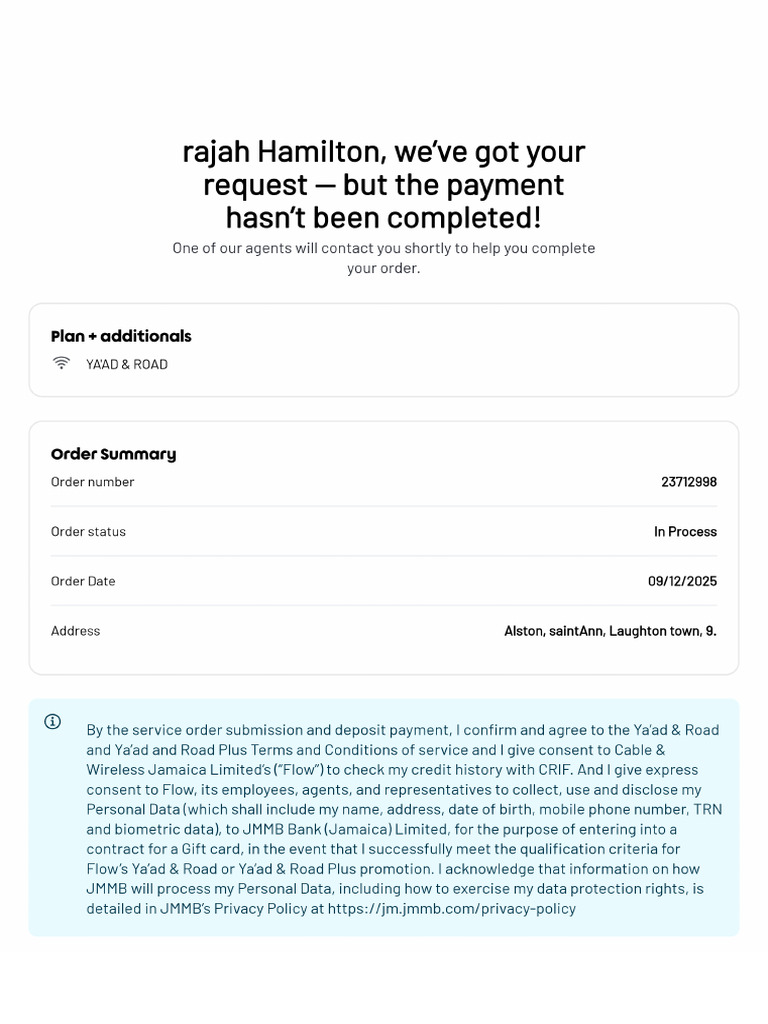 Order Confirmation | PDF