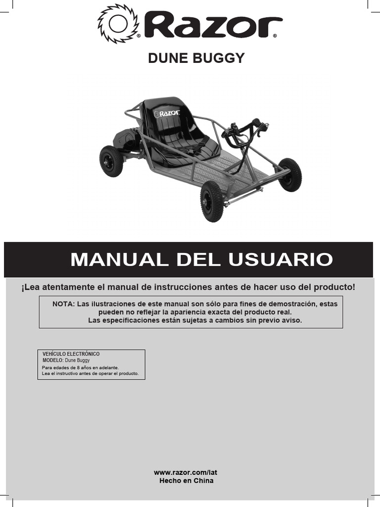 Localization Dirt Dune-Buggy User-Manual Es Lat | PDF | Cargador de ...