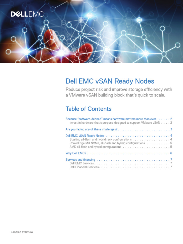 Dell EMC vSAN Ready Nodes Overview | PDF | V Mware | Computer Architecture