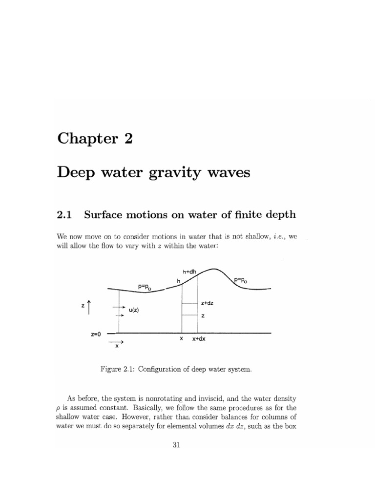 Deep Water Gravity Waves | PDF