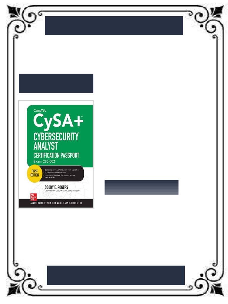 CompTIA CySA+ Cybersecurity Analyst Certification Passport (Exam CS0 ...