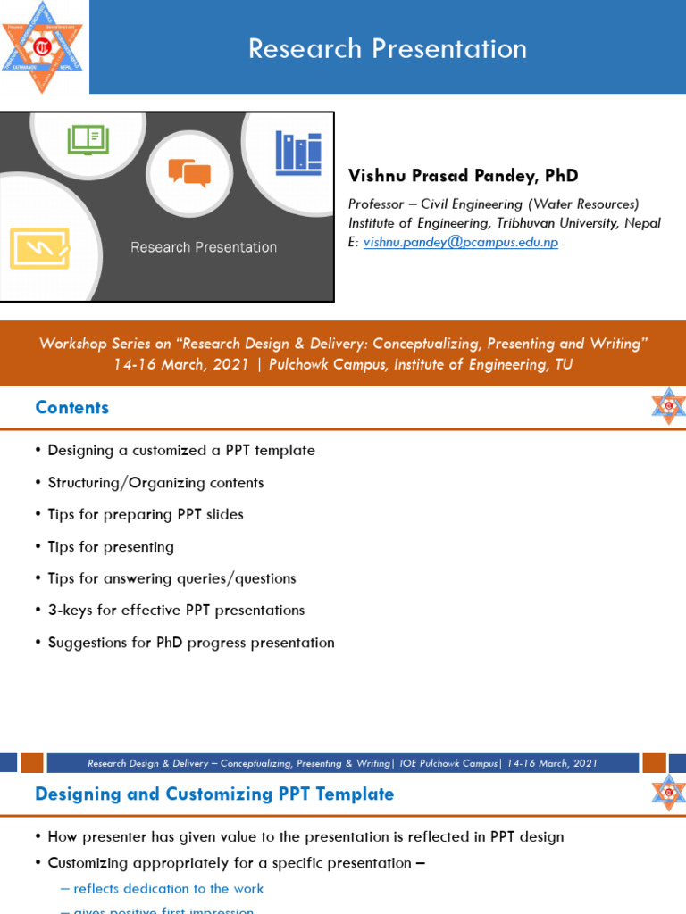 Effective Research Presentation Tips | PDF