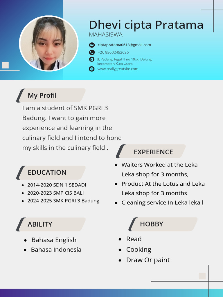 CV Dhevi Cipta Pratama XL KR 5 - 20250524 - 170645 - 0000 | PDF