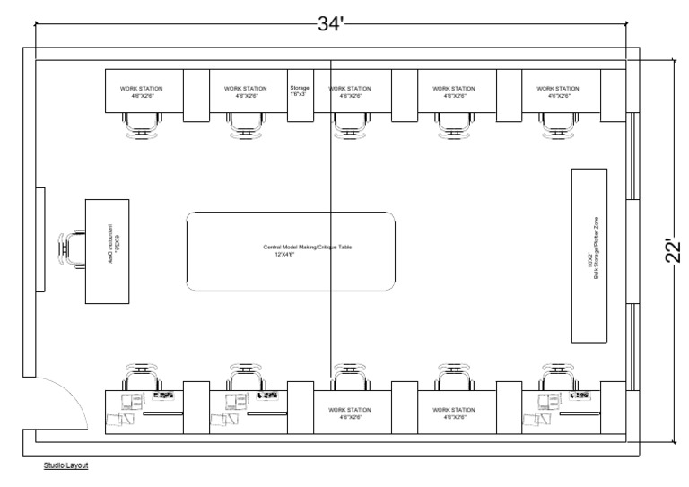 Studio Workstation Layout Guide | PDF