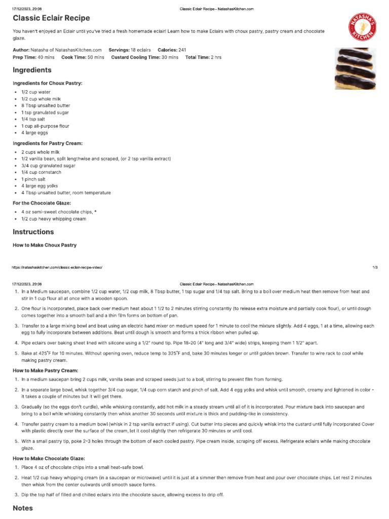 Eclair | PDF