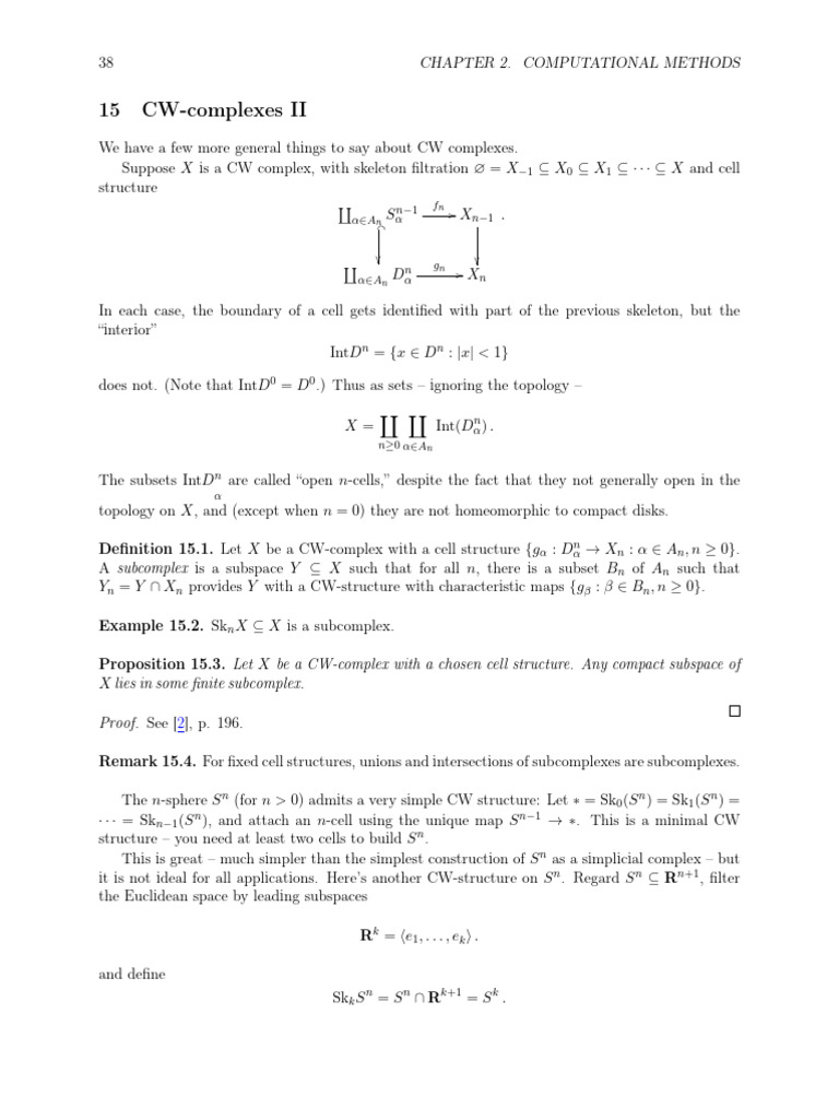 MIT18 905F16 Lec15 | PDF | Algebraic Topology | Mathematical Structures