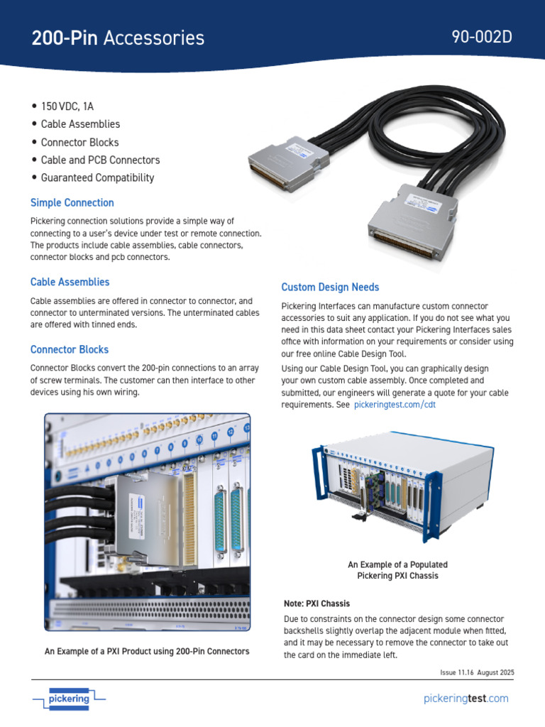 200-Pin Connector Solutions Guide | PDF | Electrical Connector ...