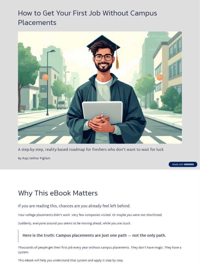 Get Your First Job Without Campus Placements | PDF | Cognition