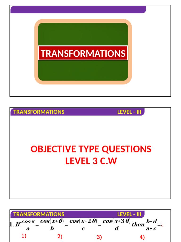 Mat 1a JR Tra m06 Obj L 3 | PDF