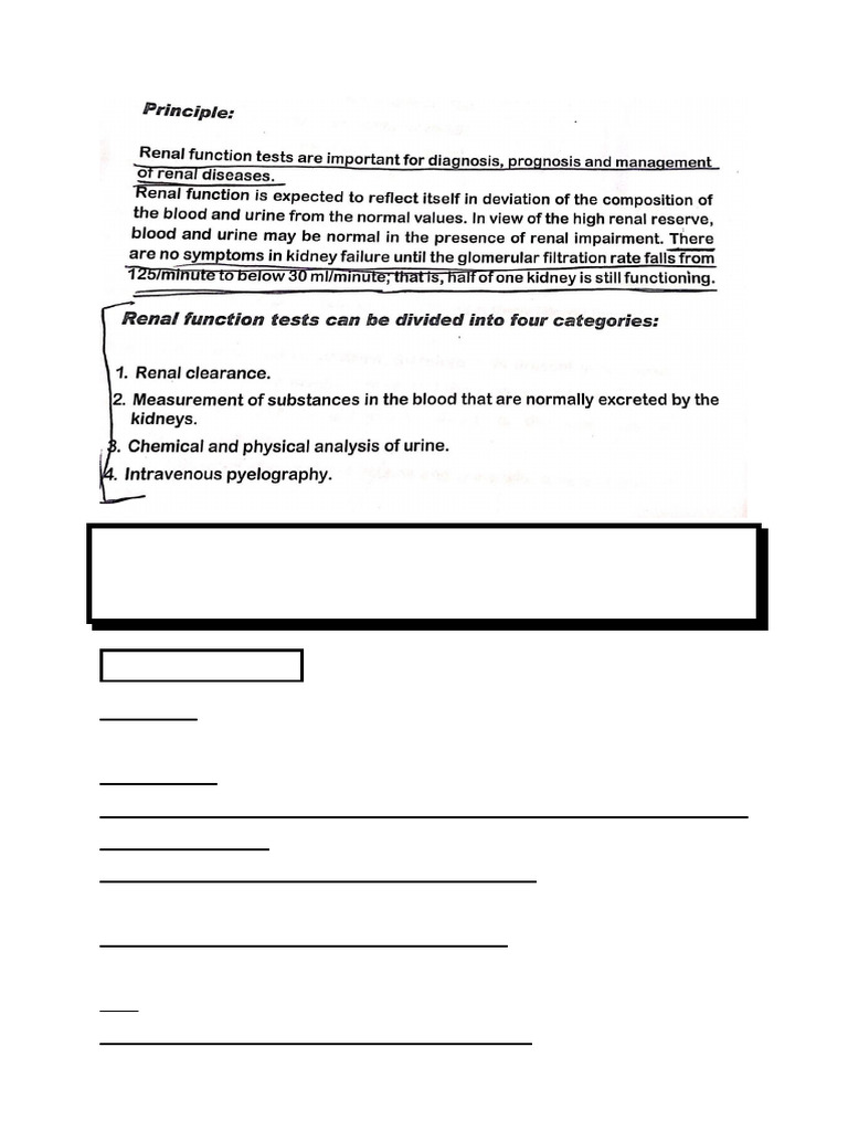Plasma Clearance and GFR Measurement | PDF | Kidney | Creatinine