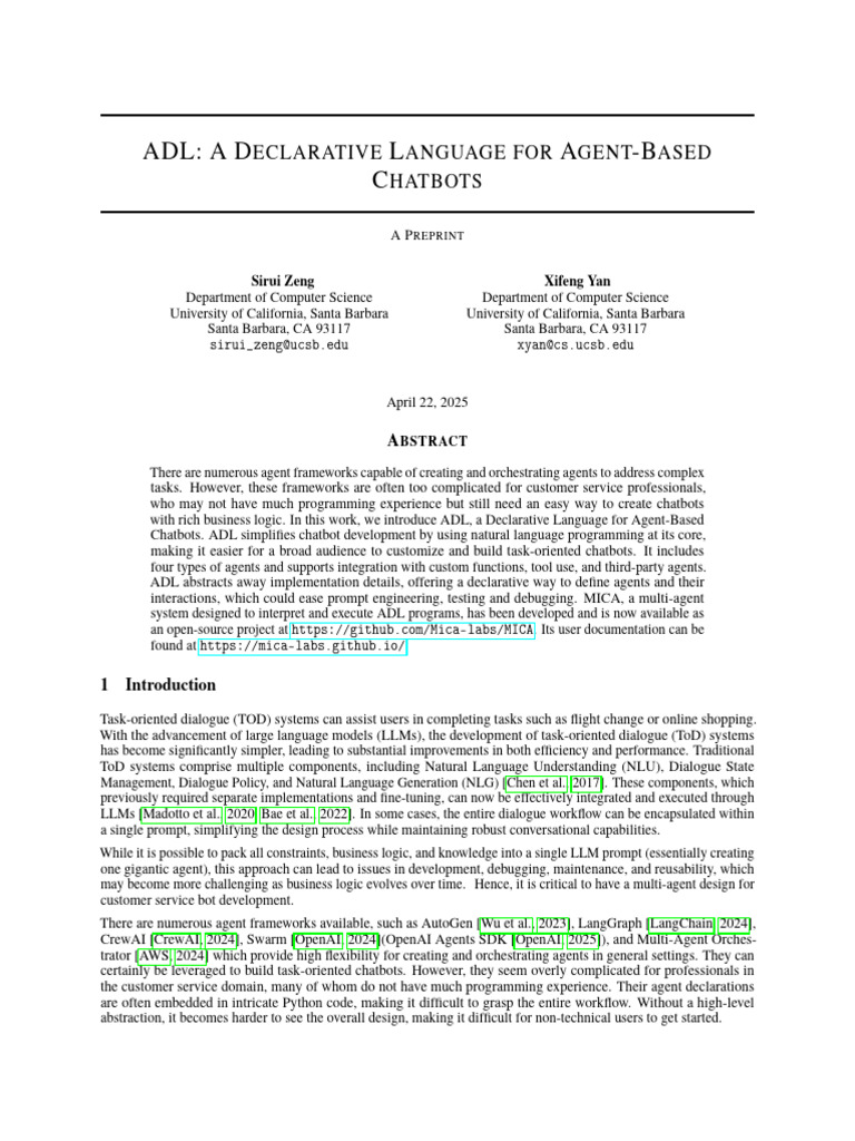 Adl - A Declarative Language for Agent-based | PDF | Parameter ...