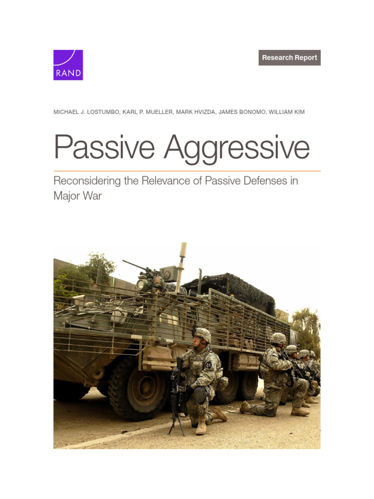 Reassessing Passive Defense in Warfare | PDF | Military Doctrine ...