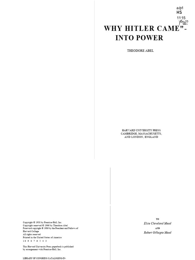 Understanding Hitler's Rise to Power | PDF | Nazism