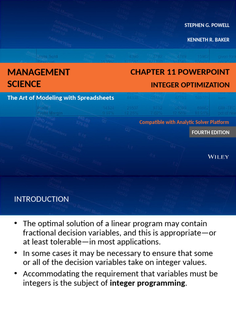 Ch11 | PDF | Capital Budgeting | Linear Programming