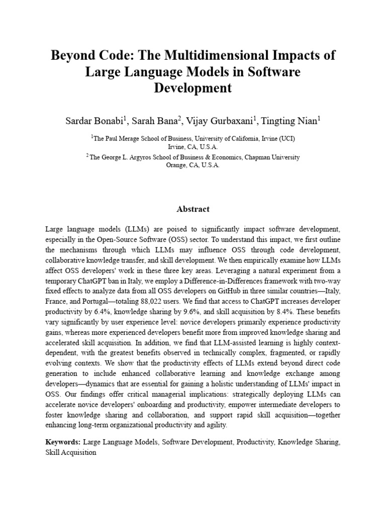 ssrn-5332003 | PDF | Software Development | Computer Programming