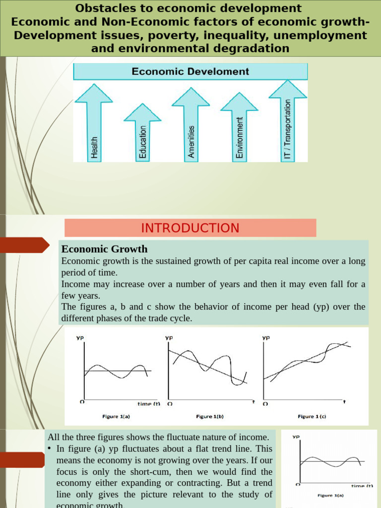 Obstacles To Economic Development | PDF | Economic Growth | Poverty