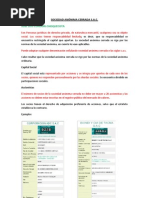 SOCIEDAD ANÓNIMA CERRADA S