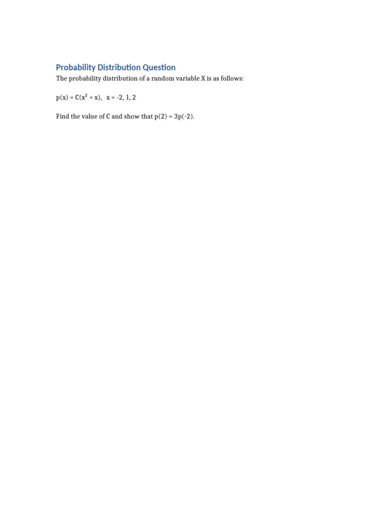 Probability Question | PDF