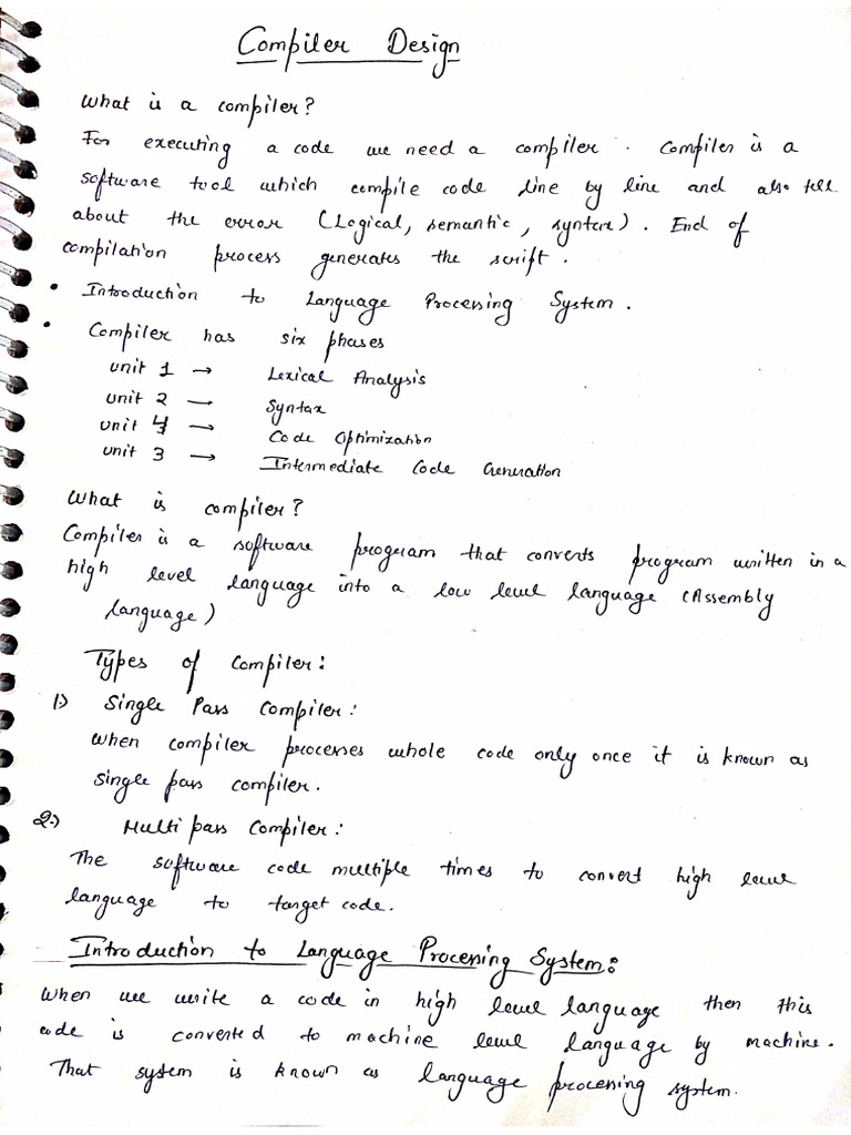 Class Note (Exam) | PDF