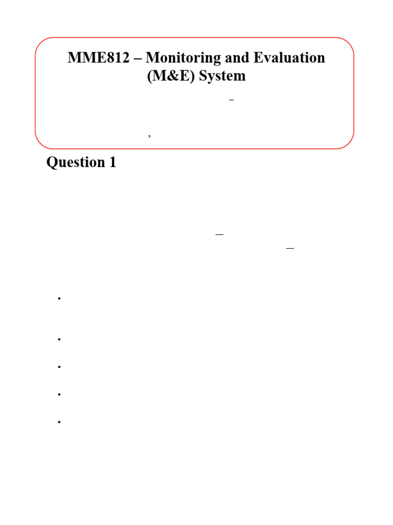 M&E System Challenges in Resource-Constrained CSOs | PDF