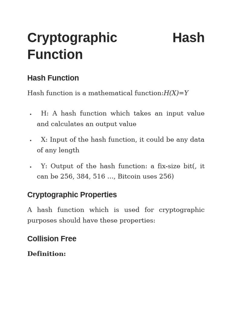 Cryptographic Hash Function | PDF | Password | Applied Mathematics