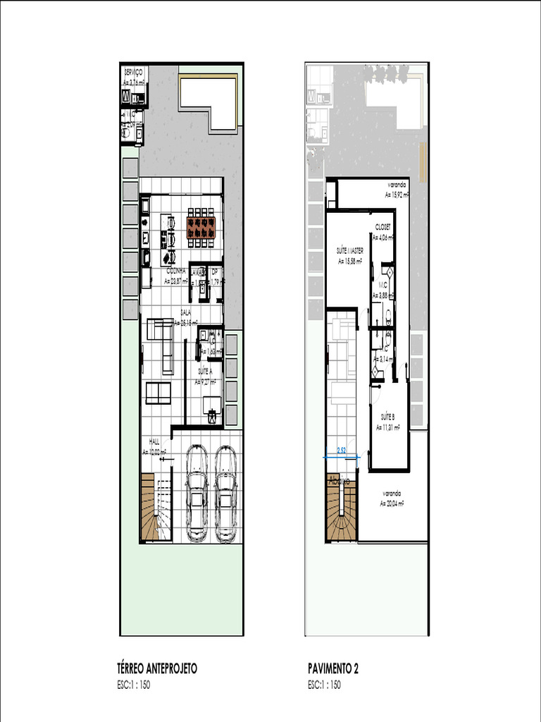 Dimensões de Ambientes Residenciais | PDF
