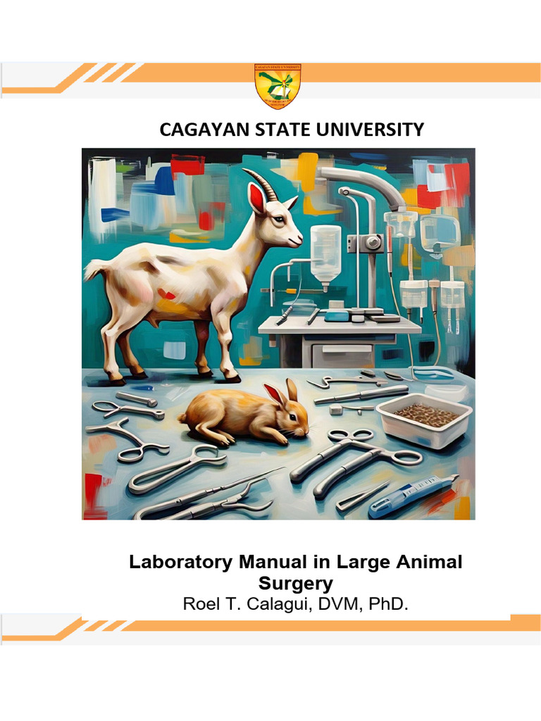 Large Animal Surgery Lab Manual | PDF | Surgery | Anesthesia